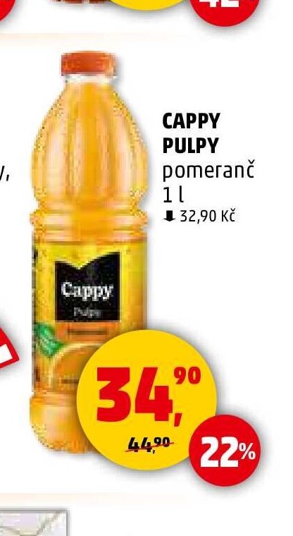 CAPPY PULPY pomeranč