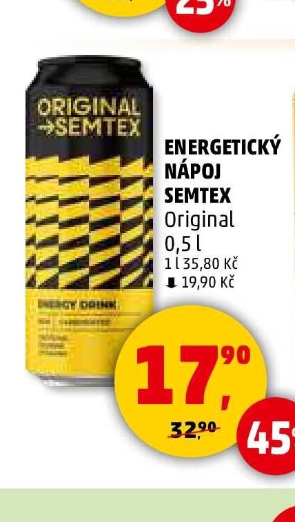ENERGETICKÝ NÁPOJ SEMTEX Original