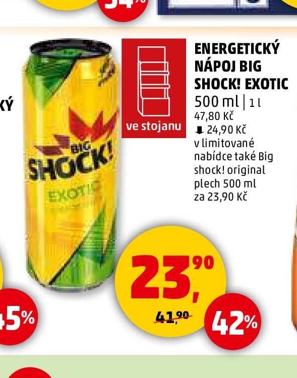 ENERGETICKÝ NÁPOJ SHOCK! EXOTIC