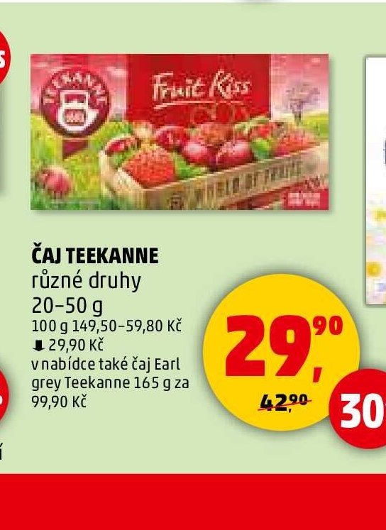 ČAJ TEEKANNE různé druhy
