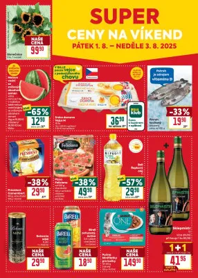 akční leták BILLA 30.7.2025-5.8.2025