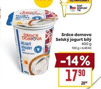 Srdce domova Selský jogurt bílý - BILLA akcniletaky.com