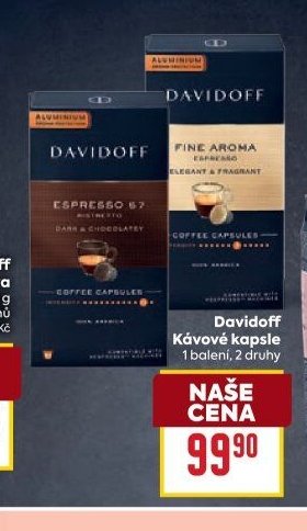 Davidoff Kávové kapsle