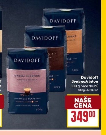 Davidoff Zrnková káva 500 g