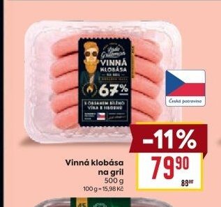 Vinná klobása na gril 500 g