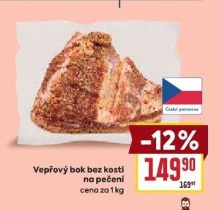 Vepřový bok bez kosti na pečení