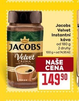 Jacobs Velvet Instantní káva - BILLA akcniletaky.com
