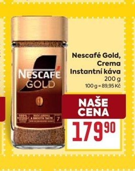 Nescafé Gold, Crema Instantní káva