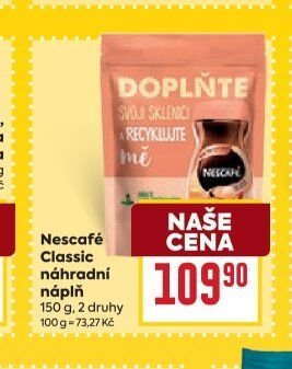 Nescafé Classic náhradní náplň