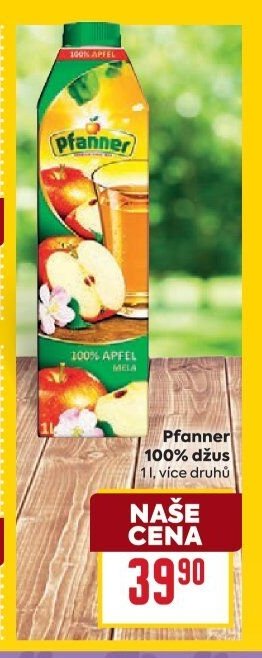 Pfanner 100% džus