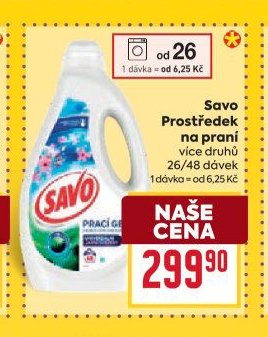 Savo Prostředek na praní