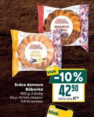 Bábovka Srdce Domova