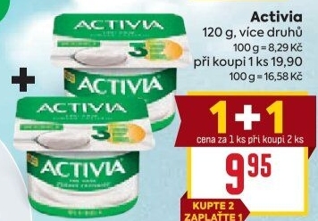 Bílý jogurt Activia Danone