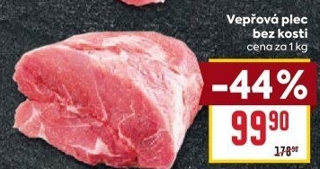 Vepřová plec bez kosti