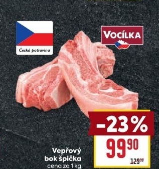 Vepřový bok špička Vocílka