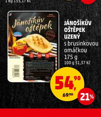 JÁNOŠÍKŮV OŠTĚPEK UZENÝ
