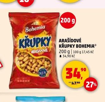 ARAŠÍDOVÉ KŘUPKY BOHEMIA