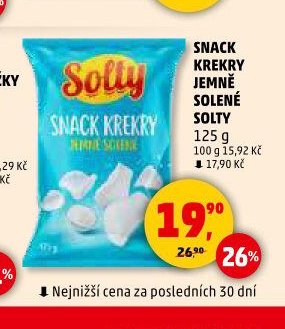 SNACK KREKRY JEMNĚ SOLENÉ SOLTY