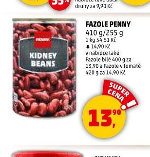 Fazole Penny 410 g