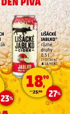 Lišácké Jablko cider