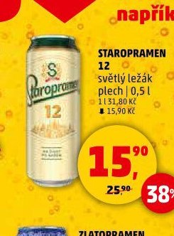 Staropramen 12 světlý ležák