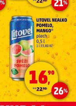 Litovel nealko Pomelo, Mango