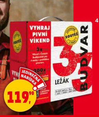 Budvar 33 světlý ležák