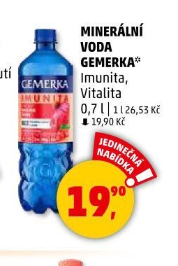 Minerální voda Gemerka