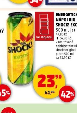 Energetický nápoj Big Shock! Exotic