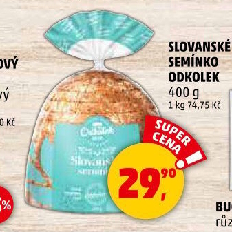 Chléb vícezrnný Slovanské semínko Odkolek