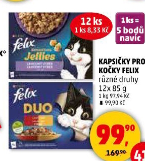 Kapsičky pro kočky Felix Purina