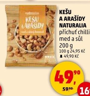 Kešu a arašídy Naturalia