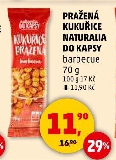 Kukuřice pražená barbecue Naturalia