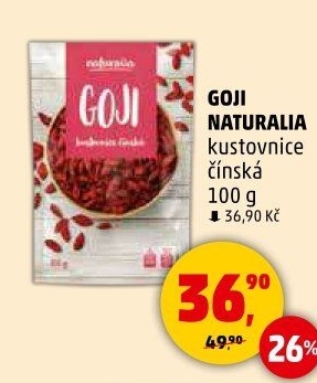Kustovnice čínská - Goji sušené Naturalia