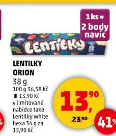 Lentilky Orion