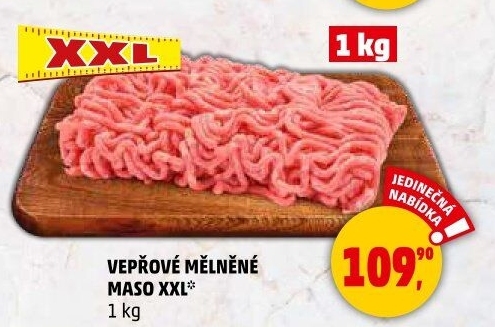 Maso mleté vepřové