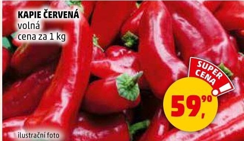Paprika červená kapie