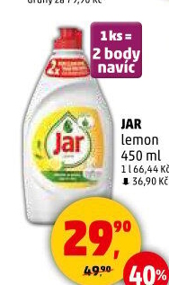 Prostředek na nádobí Jar