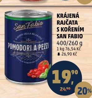 Rajčata krájená San Fabio