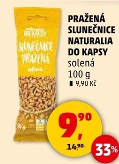 Slunečnicová semínka pražená Naturalia
