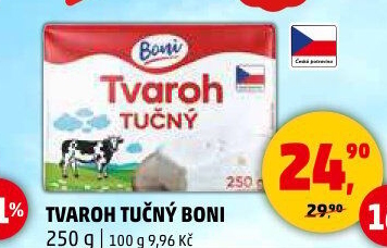 Tvaroh tučný Boni