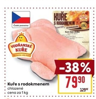 Kuře s rodokmenem Vodňanské kuře