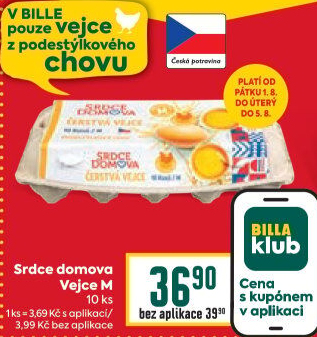 Vejce z podestýlky M Srdce Domova