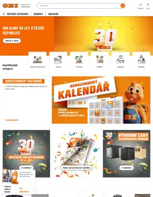 akční leták OBI 30.7.2025-5.8.2025