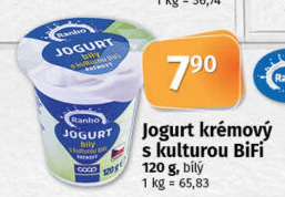 Bílý jogurt krémový Ranko