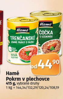 Hotová jídla Hamé - konzerva