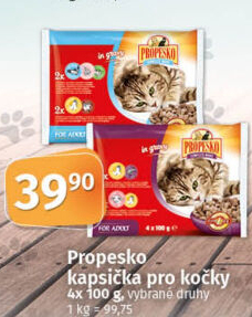 Kapsičky pro kočky Propesko