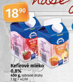 Kefírové mléko ochucené Ranko