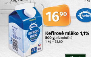 Kefírové mléko Ranko