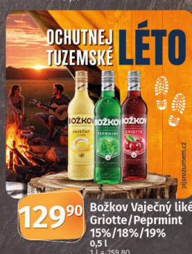 Likér Peprmint Božkov